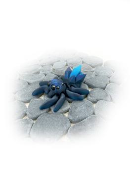 Spinnenfigur "Sapphire Spider"